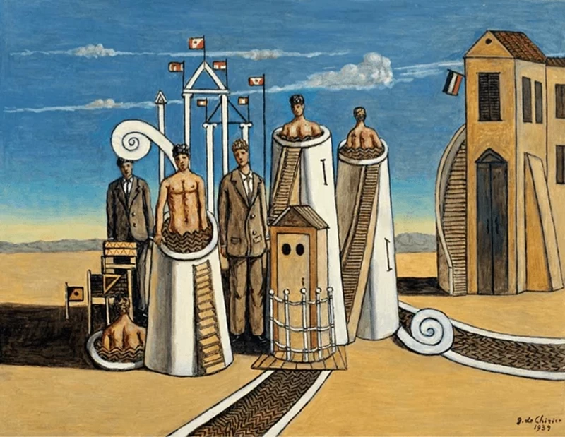 Giorgio De Chirico - Bagni Misteriosi, 1965, Fondazione Giorgio e Isa de Chirico, Roma